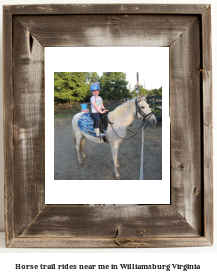 horse trail rides near me in Williamsburg, Virginia